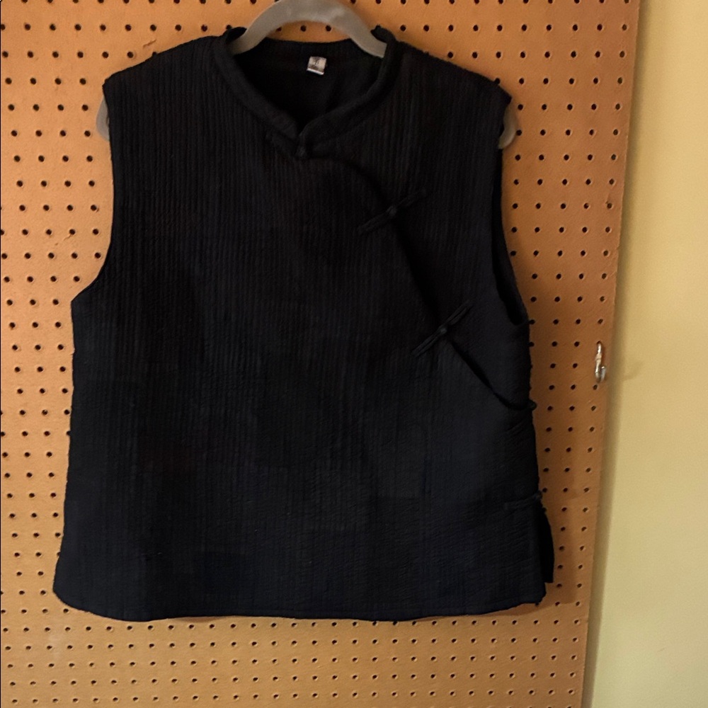 Women’s black vest